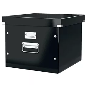   Irattároló doboz, függőmappának, LEITZ "Click&Store", fekete