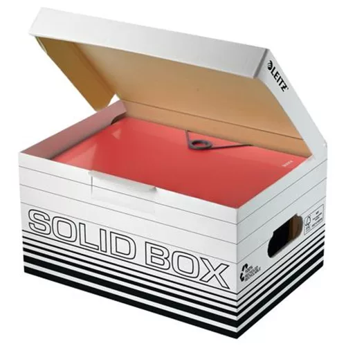 Archiválódoboz, S méret, LEITZ "Solid", fehér