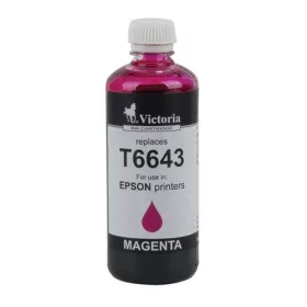   T66434 Tinta, L100, 200mfp nyomtatókhoz, VICTORIA TECHNOLOGY, magenta, 100ml