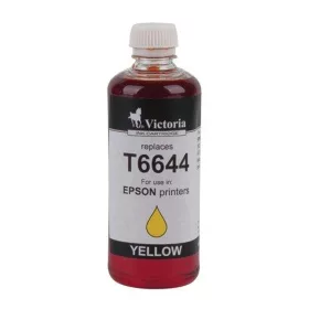   T66444 Tinta, L100, 200mfp nyomtatókhoz, VICTORIA TECHNOLOGY, sárga, 100ml