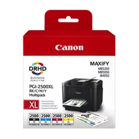   PGI-2500XLKIT Tintapatron multipack Maxify MB5350 nyomtatóhoz, CANON, b+c+m+y, 70,9ml+3*19,3ml - 4db
