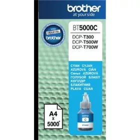   BT5000C Tinta DCP T-300, 500W, 700W nyomtatókhoz, BROTHER, cián, 5k