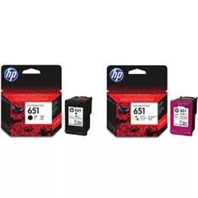   C2P10AE Tintapatron Deskjet Ink Advantage 5575 nyomtatóhoz, HP 651, fekete, 600 oldal