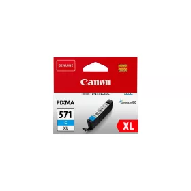   CLI-571CXL Tintapatron Pixma MG5750, 6850,7750 nyomtatókhoz, CANON, cián, 11 ml