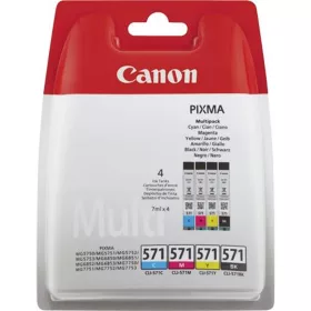   CLI-571KIT Tintapatron multipack Pixma MG 5700, 6800, 7700 nyomtatókhoz, CANON, b+c+m+y, 4*7ml - 4db