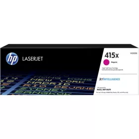   W2033X Lézertoner Color LaserJet Pro M454, MFP M479 nyomtatókhoz, HP 415X, magenta, 6k