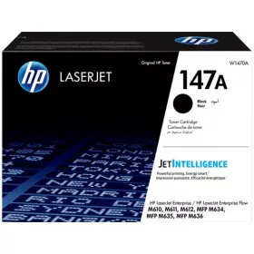   W1470A Lézertoner HP Laserjet Enterprise M611DN, M635H nyomtatókhoz, HP 147A, fekete, 10,5k