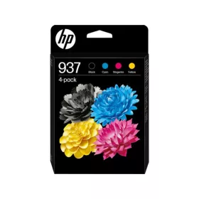   6C400NE Tintapatron multipack Officejet Pro 9120e, 9130e nyomtatókhoz, HP 937 b+c+m+y, 1250+3*800 oldal - 4db