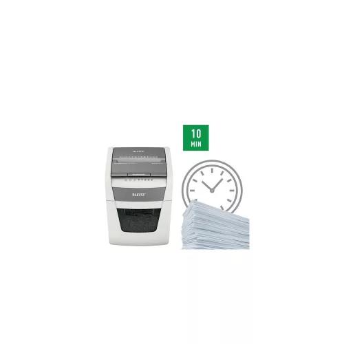 Iratmegsemmisítő, konfetti, 50 lap, LEITZ "IQ AutoFeed SmallOffice 50 P4 Pro"