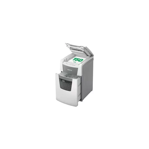 Iratmegsemmisítő, konfetti, 150 lap, LEITZ "IQ AutoFeed Office 150 P4 Pro"