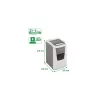 Iratmegsemmisítő, mikrokonfetti, 150 lap, LEITZ "IQ AutoFeed Office 150 P5 Pro"