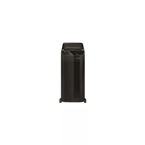 Iratmegsemmisítő, mikrokonfetti, 550 lap, FELLOWES "AutoMax 600M", fekete