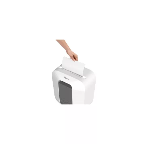 Iratmegsemmisítő, konfetti, 6 lap, FELLOWES "Powershred® LX25" fehér