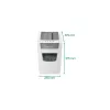 Iratmegsemmisítő, konfetti, 10 lap, LEITZ "IQ Slim Home Office"