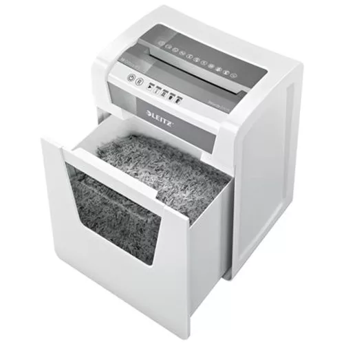 Iratmegsemmisítő, konfetti, 10 lap, LEITZ "IQ Slim Home Office"