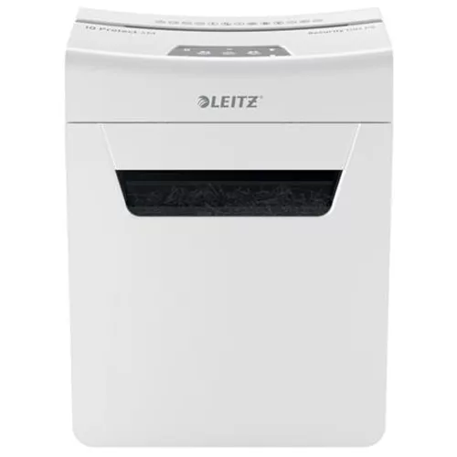 Iratmegsemmisítő, mikrokonfetti, 4 lap, LEITZ "IQ Protect 4M"