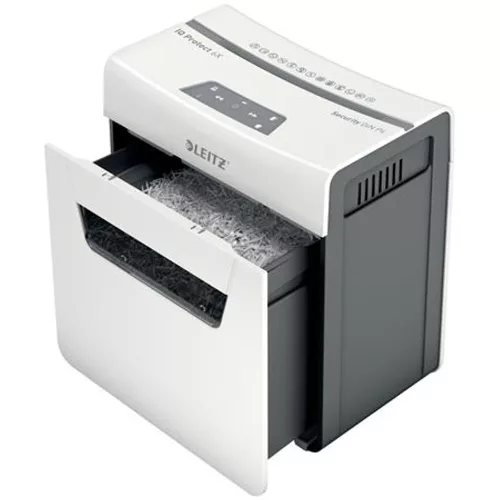 Iratmegsemmisítő, konfetti, 6 lap, LEITZ "IQ Protect 6X"
