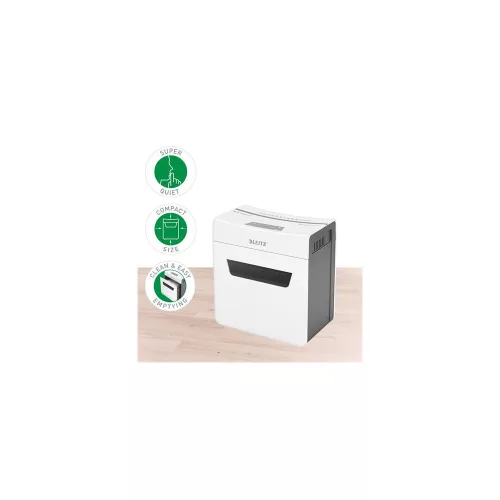 Iratmegsemmisítő, konfetti, 6 lap, LEITZ "IQ Protect 6X"