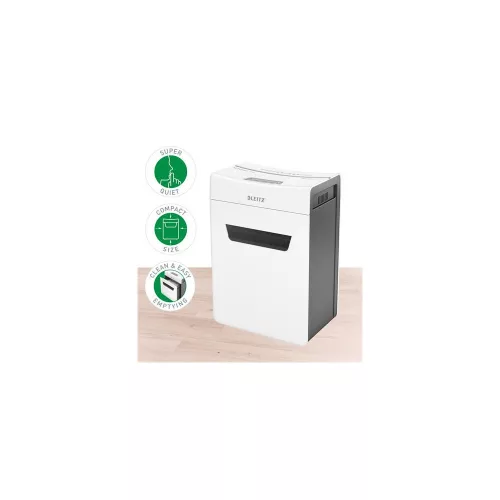 Iratmegsemmisítő, konfetti, 10 lap, LEITZ "IQ Protect 10X"
