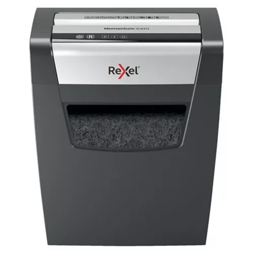 Iratmegsemmisítő, konfetti, 10 lap, REXEL, "Momentum X410"