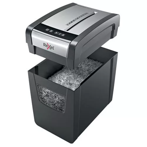Iratmegsemmisítő, konfetti, 10 lap, REXEL, "Momentum X410-SL"