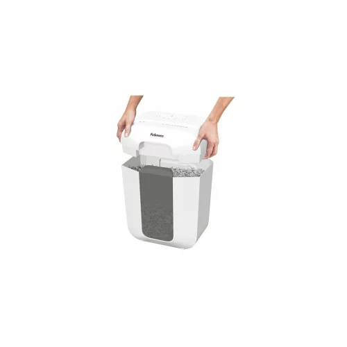 Iratmegsemmisítő, konfetti, 9 lap, FELLOWES "Powershred® LX50" fehér
