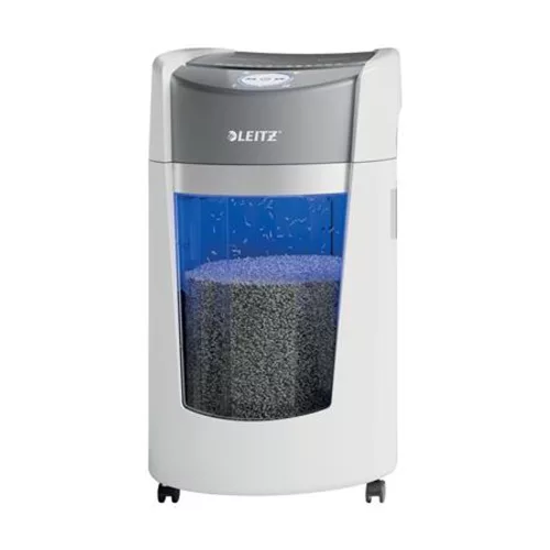 Iratmegsemmisítő, mikrokonfetti, 10 lap, LEITZ "IQ OptiMax P5"