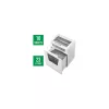 Iratmegsemmisítő, mikrokonfetti, 10 lap, LEITZ "IQ Office P5"