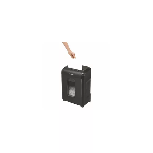 Iratmegsemmisítő, mikrokonfetti, 9 lap, FELLOWES "Microshred® 10M"
