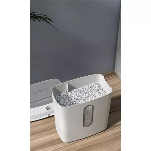 Iratmegsemmisítő, konfetti, 12 lap, HP "Oneshred 12CC", világosszürke