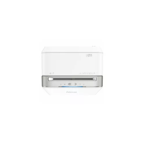 Iratmegsemmisítő, mikrokonfetti, 14 lap, FELLOWES "Powershred LX211", fehér