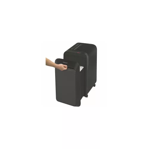 Iratmegsemmisítő, mikrokonfetti, 18 lap, FELLOWES "Powershred LX221", fekete