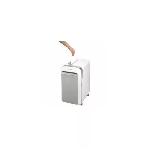 Iratmegsemmisítő, mikrokonfetti, 18 lap, FELLOWES "Powershred LX221", fehér