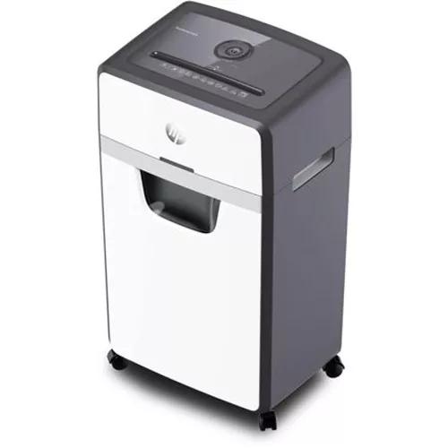 Iratmegsemmisítő, konfetti, 24 lap, HP "Oneshred 24CC", világosszürke