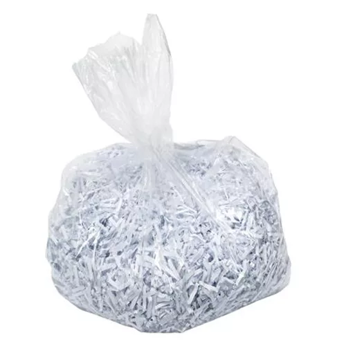 Hulladékgyűjtő zsák iratmegsemmisítőhöz, 40 liter, LEITZ "IQ" - 100db