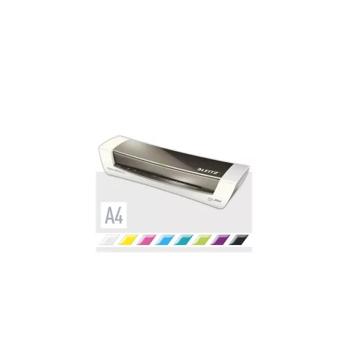 Laminálógép, A4, 80-125 mikron, LEITZ "iLam Home Office", szürke