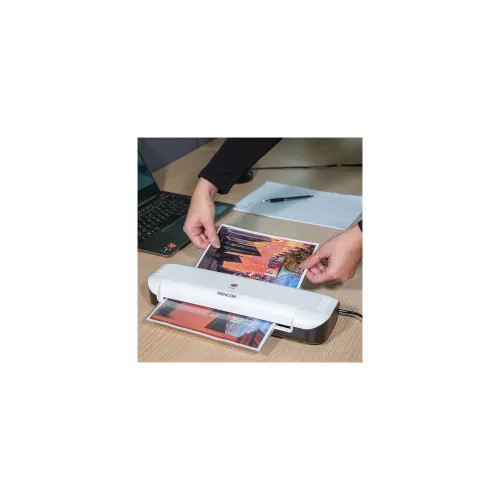 Laminálógép, A4, 70-100 mikron, SENCOR "SLA 102", fehér