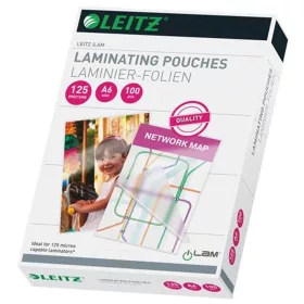   Meleglamináló fólia, 125 mikron, A6, fényes, LEITZ "iLam" - 100db