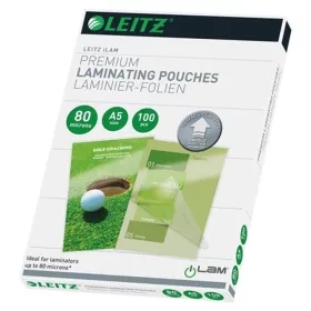   Meleglamináló fólia, 80 mikron, A5, fényes, UDT technológiával, LEITZ "iLam" - 100db