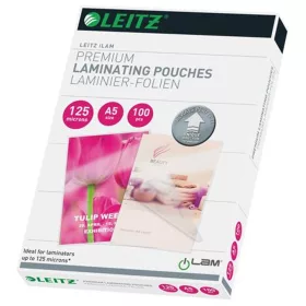   Meleglamináló fólia, 125 mikron, A5, fényes, UDT technológiával, LEITZ "iLam" - 100db