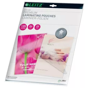   Meleglamináló-fólia, 125 mikron, A4, fényes, UDT technológiával, LEITZ "iLam" - 25db