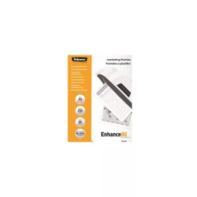   Meleglamináló fólia, 80 mikron, A4, fényes, FELLOWES - 250db