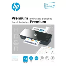   Meleglamináló fólia, 125 mikron, A4, fényes, HP "Premium" - 25db