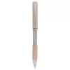 Golyóstoll, 0,24 mm, teleszkópos, rose gold színű tolltest, ZEBRA "SL-F1", kék