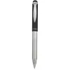 Golyóstoll, 0,24 mm, teleszkópos, rozsdamentes acél, grafitszürke tolltest, ZEBRA "Telescopic Metal Stylus", kék