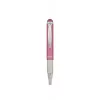 Golyóstoll, 0,24 mm, teleszkópos, rozsdamentes acél, pink tolltest, ZEBRA "Telescopic Metal Stylus", kék