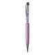 Golyóstoll, világoslila, felül világoslila SWAROVSKI® kristállyal töltve, 14 cm, ART CRYSTELLA®