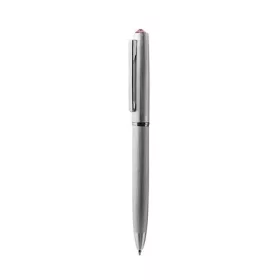   Golyóstoll, ezüst, "Oslo", rózsaszín SWAROVSKI® kristállyal, 13 cm, ART CRYSTELLA®