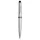 Golyóstoll, 0,7 mm, csiszolt fém tolltest, ezüst klip, WATERMAN "Expert III", kék