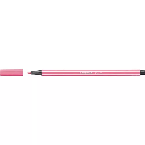 Rostirón, 1 mm, STABILO "Pen 68", halvány rózsaszín